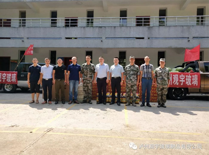 好博网页版玻璃看望慰问嘉明部队 共叙军民鱼水情