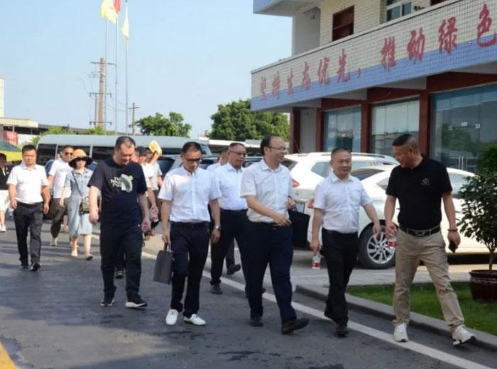 叙永县委常委申刚一行莅临好博网页版集团总部基地调研